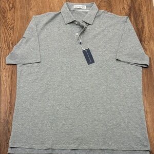The Chapman Holderness & Bourne Classic Golf Gray Cotton Polo Shirt